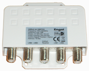 Engel DiSEqC Mast Switch 4 in 1 Out